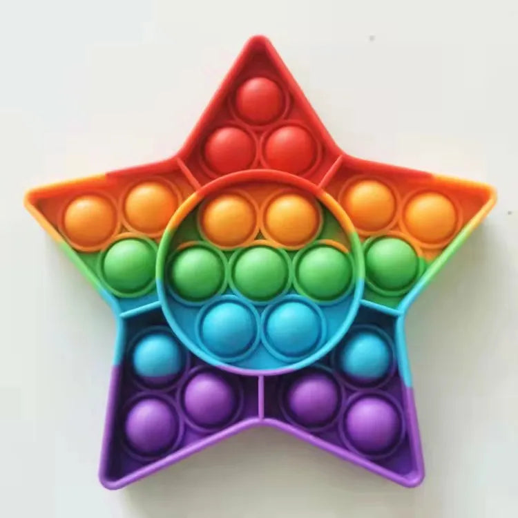 Pop Fidget Stress Reliever Toys – Rainbow Push Bubble Antistress Toy - Image 18