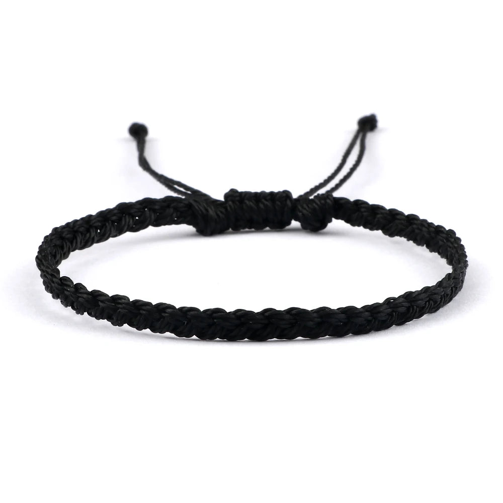 Adjustable Waterproof Wax String Bracelet – Handmade Tibetan Buddhist Friendship & Prayer Jewelry - Image 12