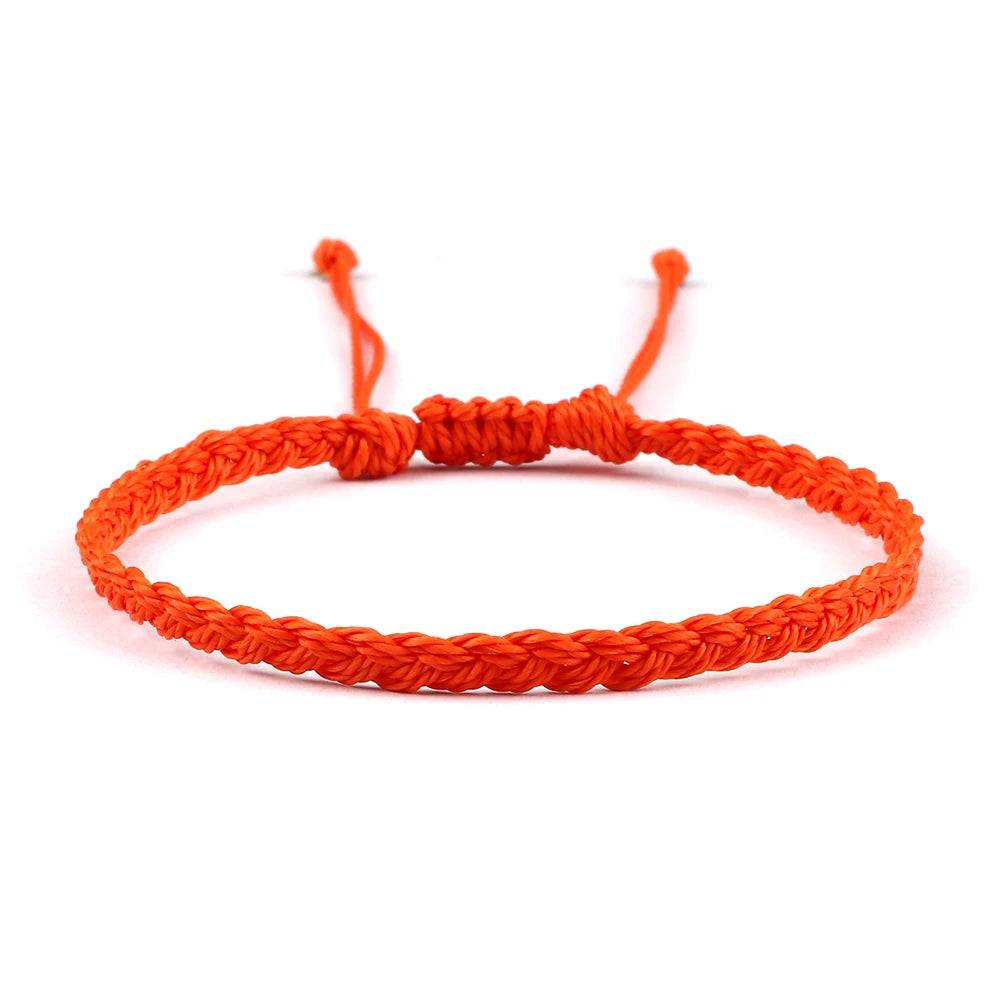 Adjustable Waterproof Wax String Bracelet – Handmade Tibetan Buddhist Friendship & Prayer Jewelry - Image 25