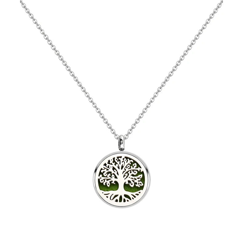 12mm Stainless Steel Aroma Locket Necklace – Essential Oil Diffuser Pendant Jewelry - Image 13