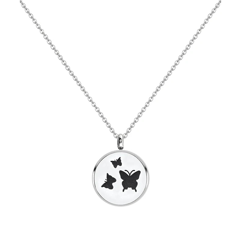 12mm Stainless Steel Aroma Locket Necklace – Essential Oil Diffuser Pendant Jewelry - Image 21