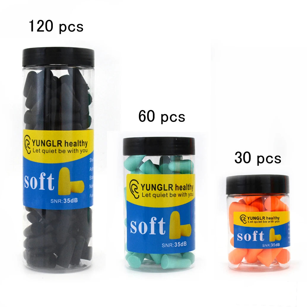 Ear Plugs - Foam Noise Reduction Earplugs for Sleep and Music - Image 2