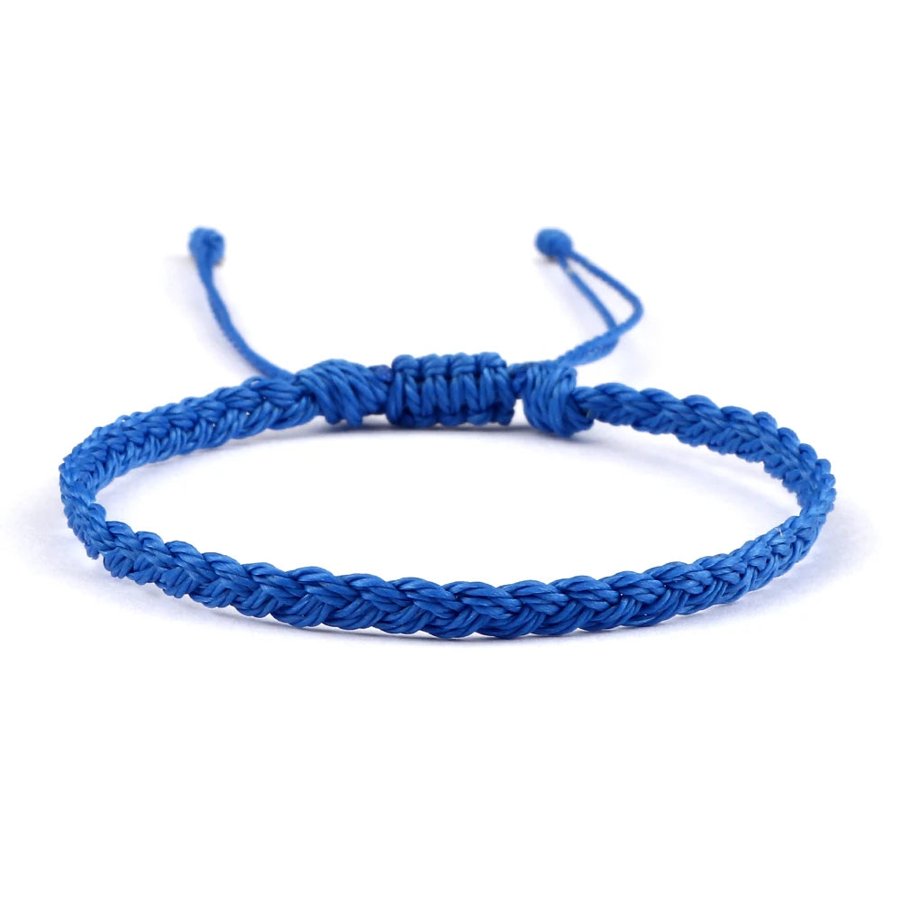 Adjustable Waterproof Wax String Bracelet – Handmade Tibetan Buddhist Friendship & Prayer Jewelry - Image 26