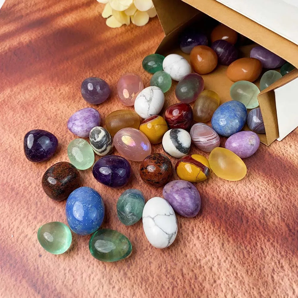 Natural Crystal Gemstone Tumbled Stones – Healing Reiki Decor for Home, Aquarium & Feng Shui - Image 6