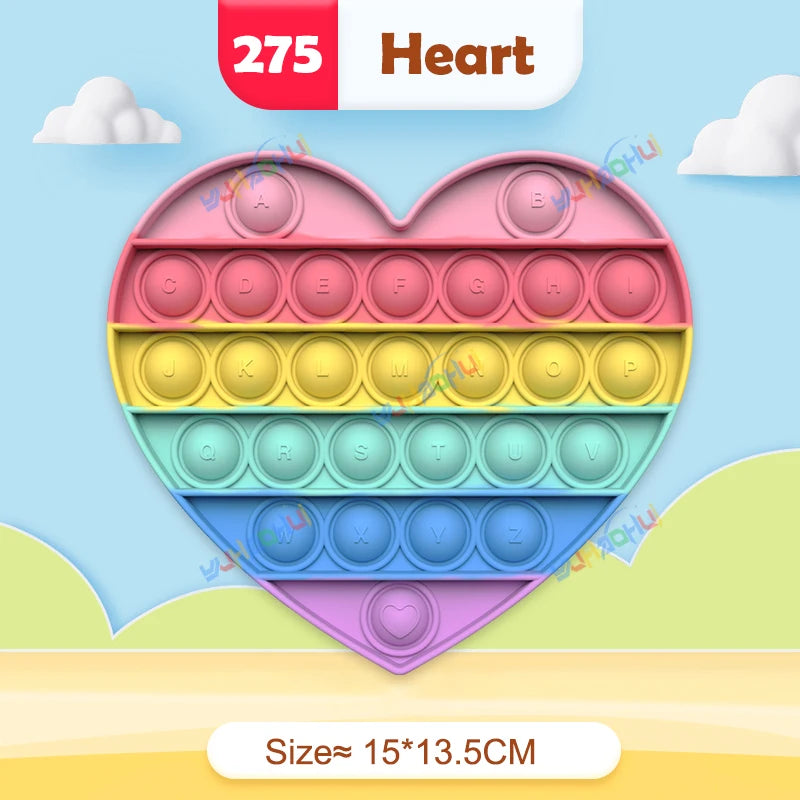 Rainbow Pop Push Bubble Fidget Toy - Image 20