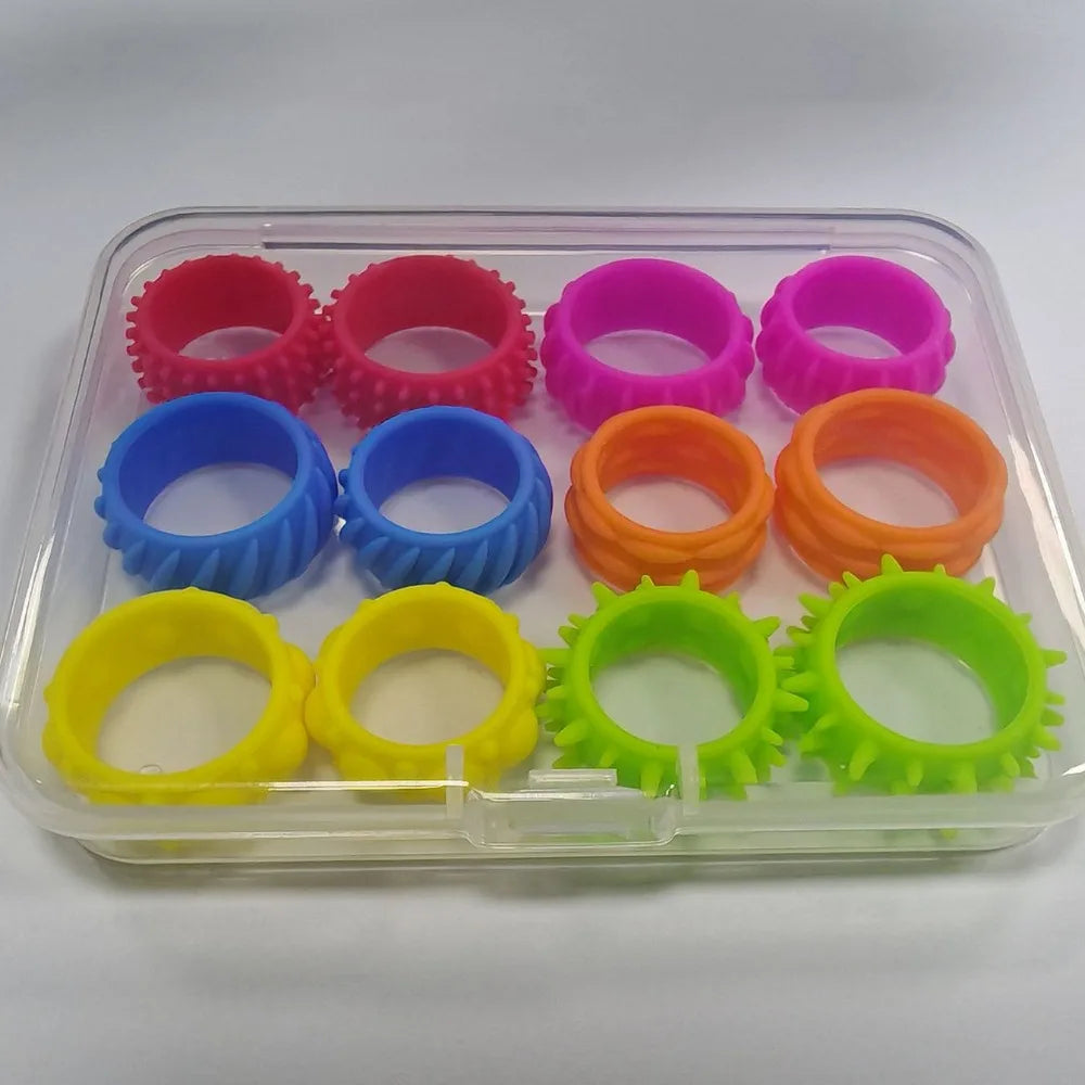12pcs Spiky Sensory Finger Rings - Image 8