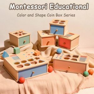 Baby Montessori Sensory Toy - Object Permanent Box