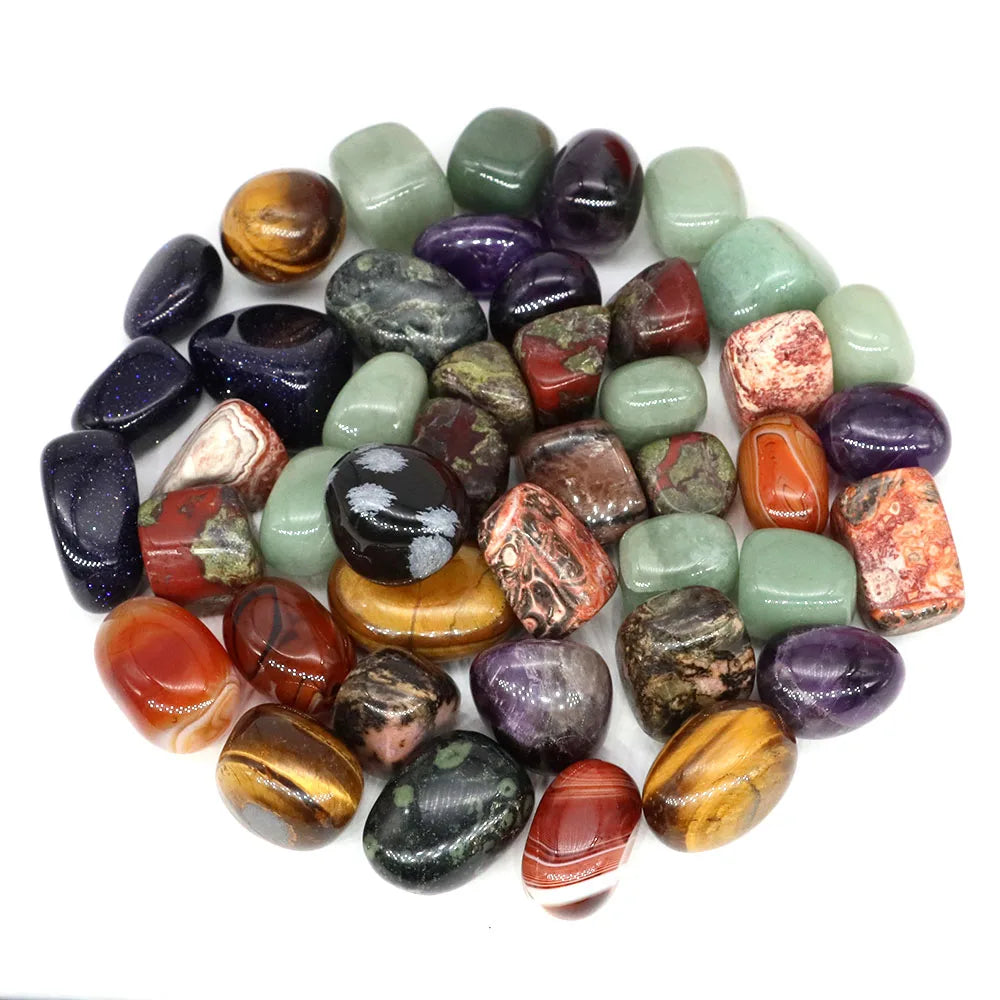 Natural Rose Quartz & Amethyst Tumbled Stone Gravel – Polished Healing Crystals for Home Decor & Aquarium - Image 21