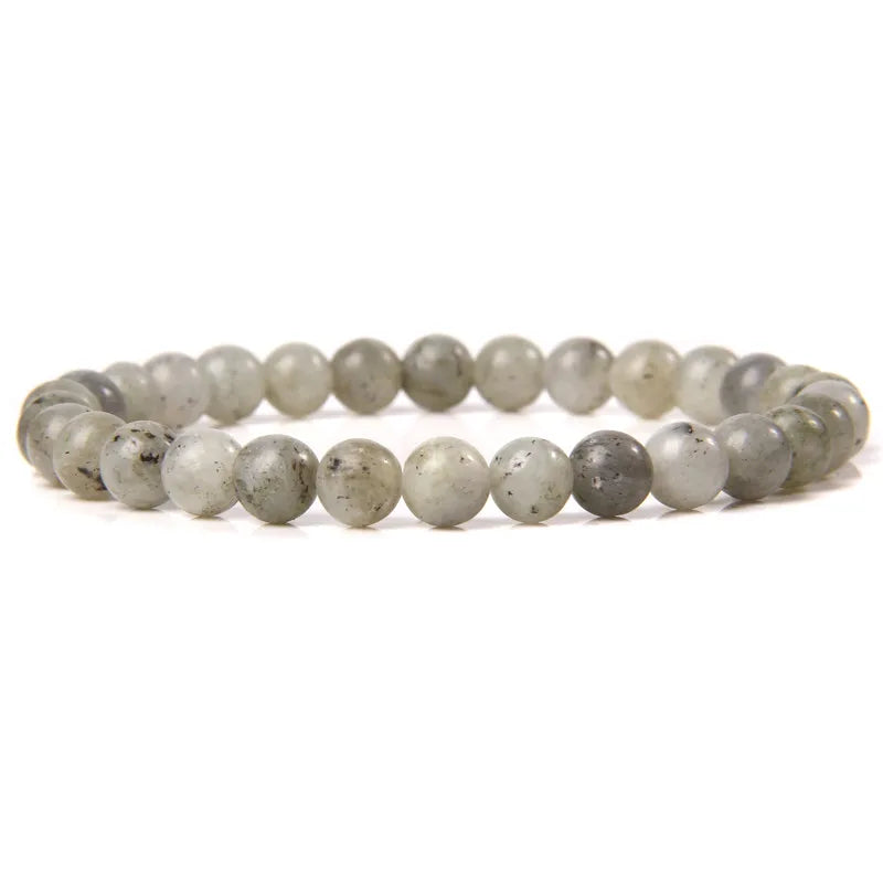 6MM Natural Agate Bead Stretch Bracelet – Healing Energy Jewelry for Men & Women - Image 27