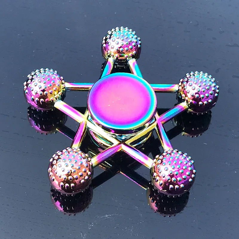 Rainbow Metal Fidget Spinner - Image 4