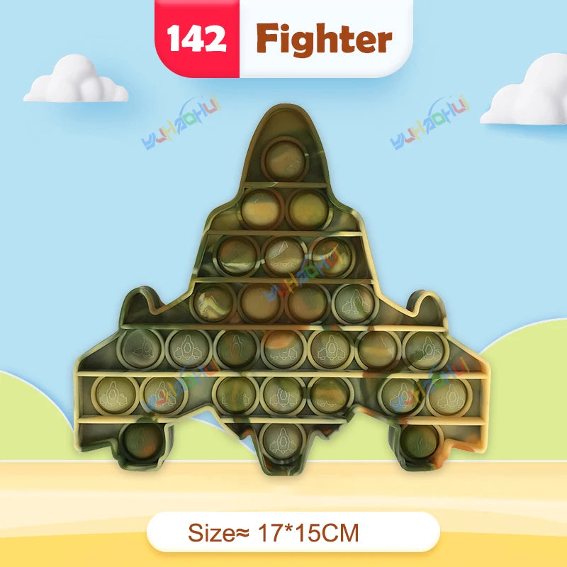 Rainbow Pop Push Bubble Fidget Toy - Image 33