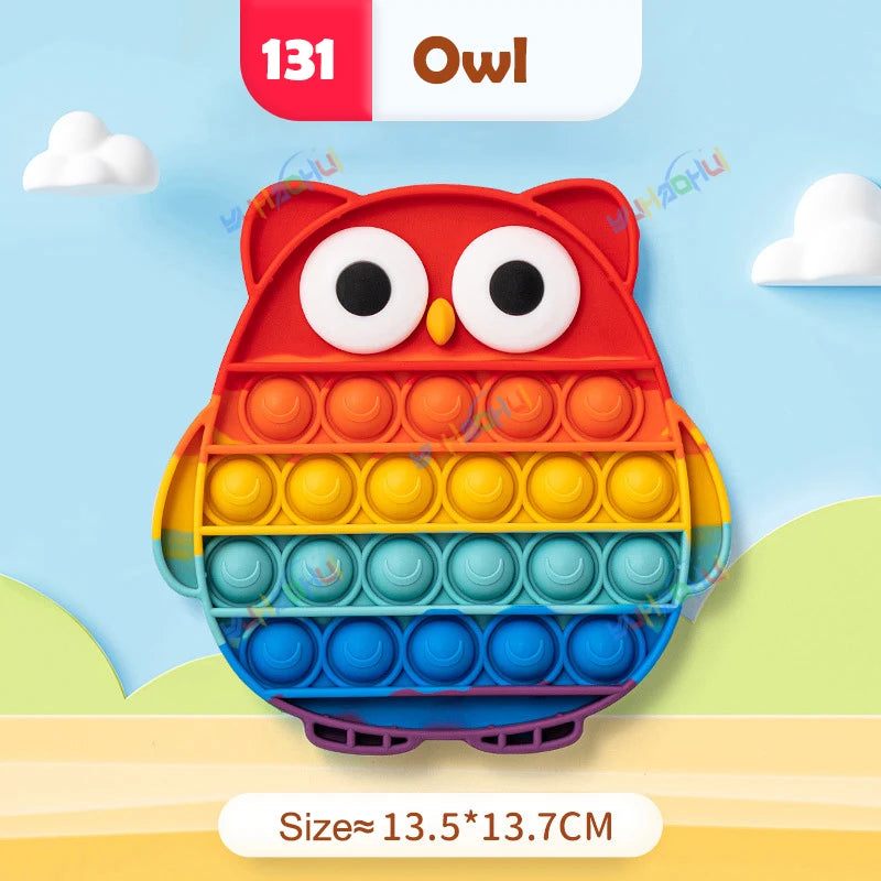 Rainbow Pop Push Bubble Fidget Toy - Image 19