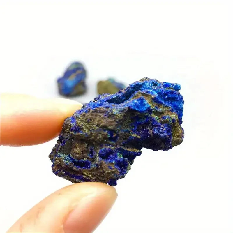 Natural Azurite Malachite Symbiotic Stone – Geode Crystal Specimen for Reiki Healing & Decorative Collectibles - Image 8