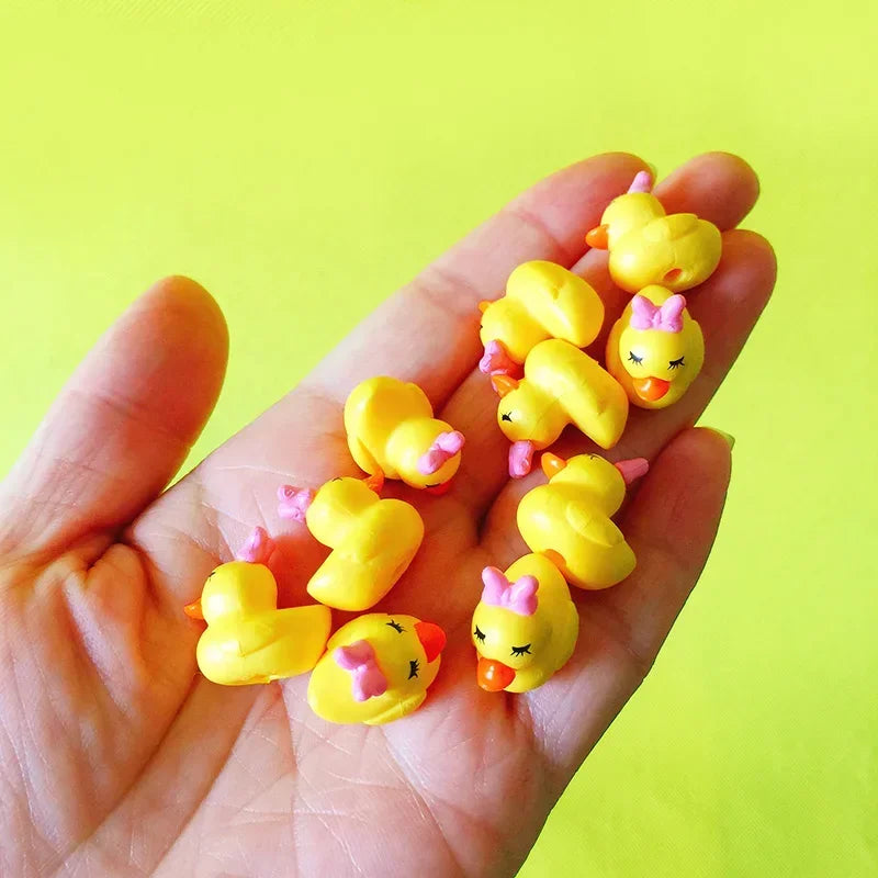10pcs Mini Colored Duck Figurines – Cute Miniatures for Fairy Gardens, Terrariums, Bonsai & DIY Dollhouse Crafts - Image 10