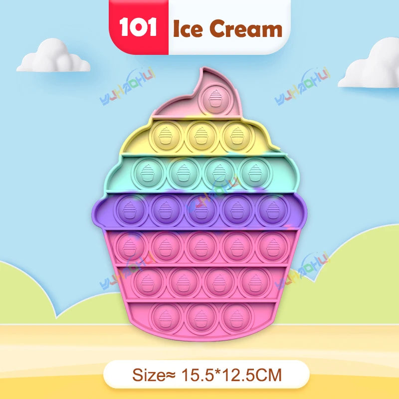 Rainbow Pop Push Bubble Fidget Toy - Image 18