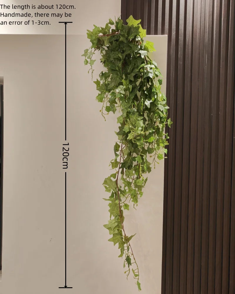 Artificial Hanging Ivy Vine Plants – Large Green Persian Fern Leaf Bundle for Home & Event Decor - Image 7