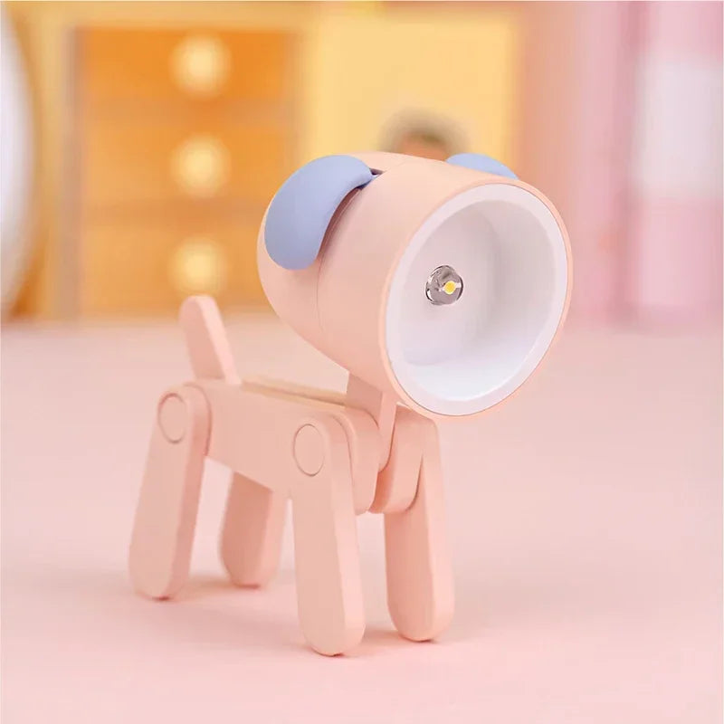 Mini LED Night Light – Foldable Dog & Deer Desk Lamp for Kids' Room & Holiday Decor - Image 13