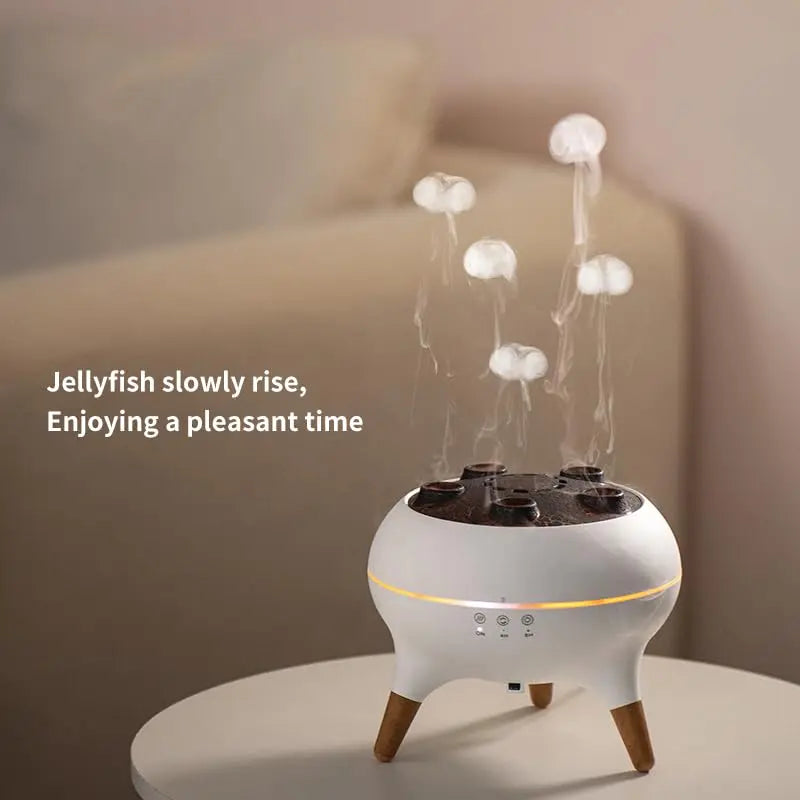 Dynamic Jellyfish Air Humidifier with Remote Control and Colorful Night Lights - Image 4