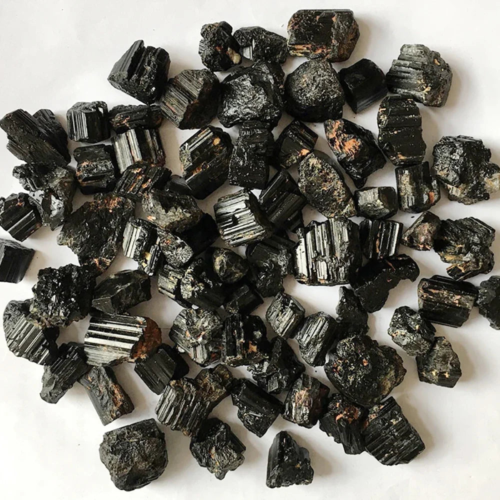 180g Natural Black Tourmaline Gravel – Raw Crystal Specimen for Healing & Collection - Image 3