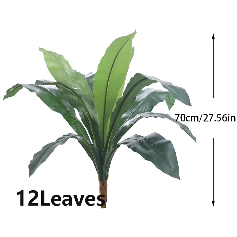 Large Artificial Tropical Banana Leaf Plant – Real Touch Faux Palm for Home, Garden & Event Decor - Image 8