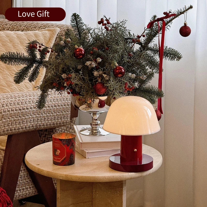 Mushroom Table Lamp Warm Color Night Light USB - Image 6