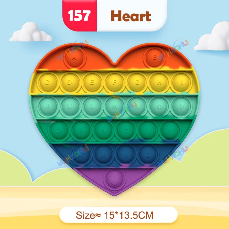 Rainbow Pop Push Bubble Fidget Toy - Image 22