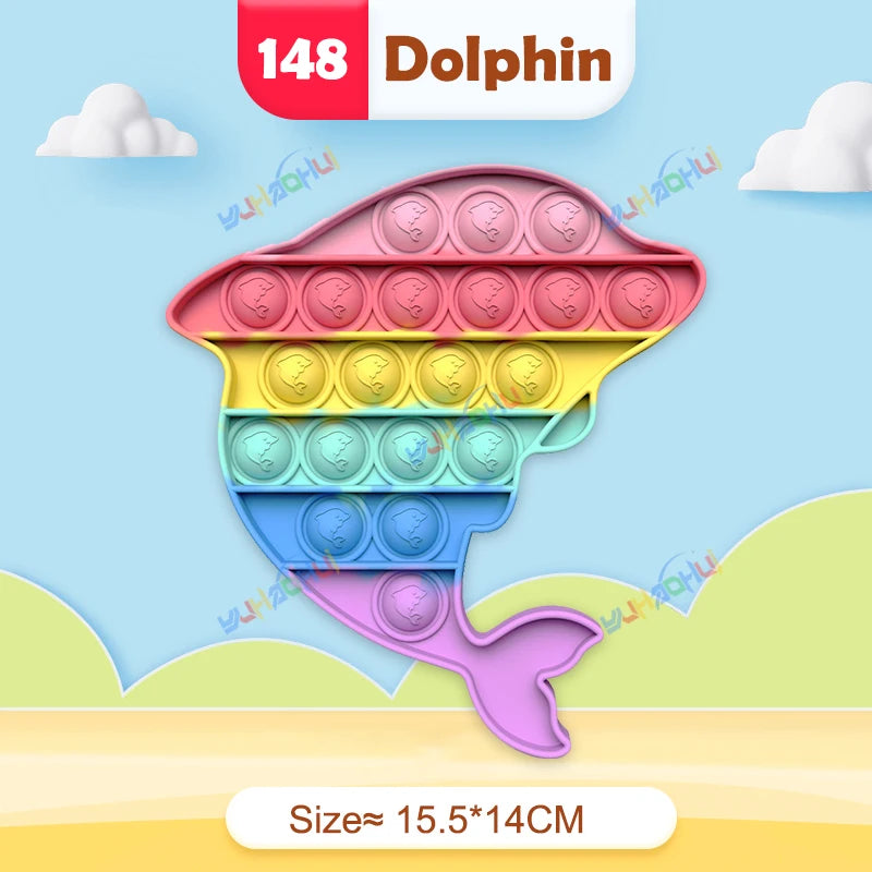 Rainbow Pop Push Bubble Fidget Toy - Image 23