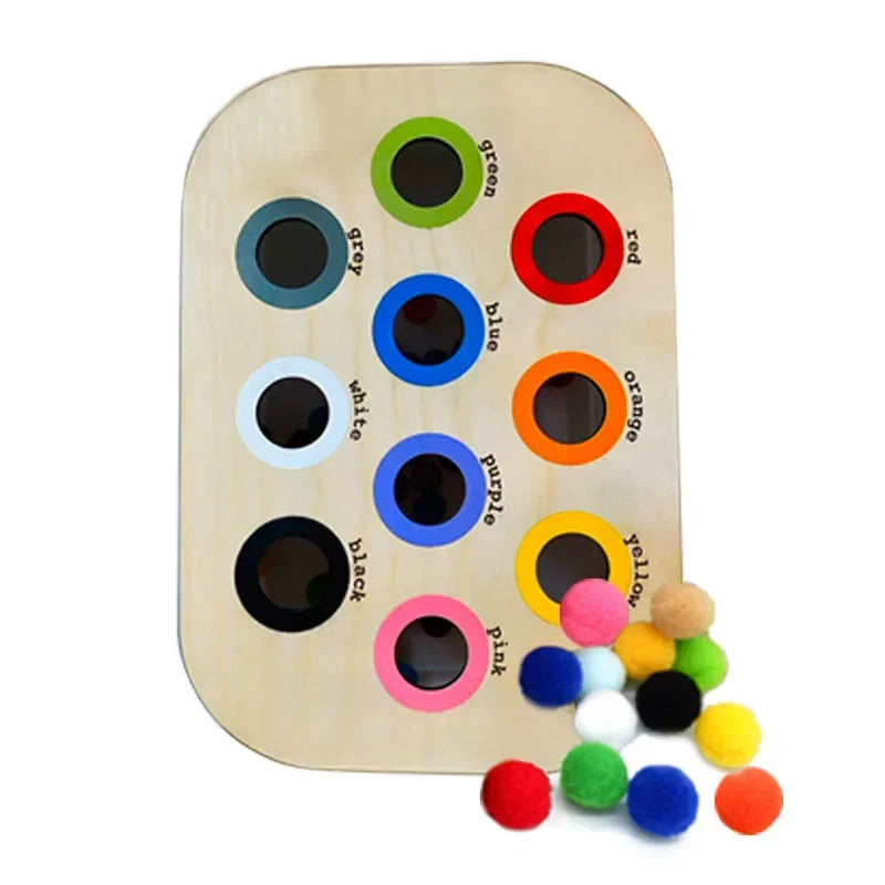 Children's Sensory Tray Table - Color Hairball Game - Image 11