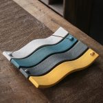 Creative Rough Ceramic Thread Incense Holder – Handmade Lying Stick Burner for Home & Yoga Room Decor