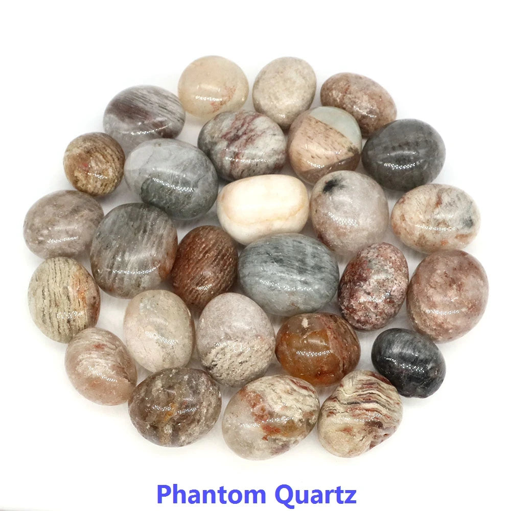 Natural Rose Quartz & Amethyst Tumbled Stone Gravel – Polished Healing Crystals for Home Decor & Aquarium - Image 46