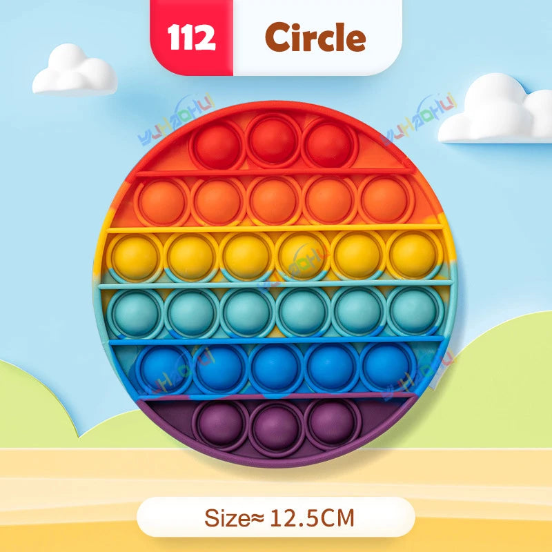 Rainbow Pop Push Bubble Fidget Toy - Image 8