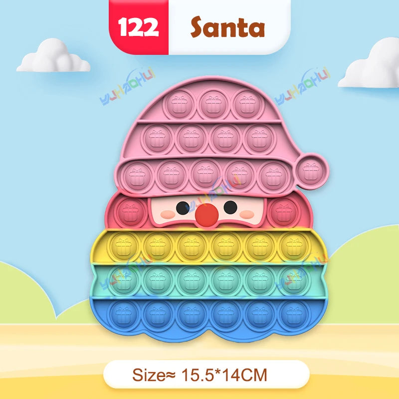 Rainbow Pop Push Bubble Fidget Toy - Image 7