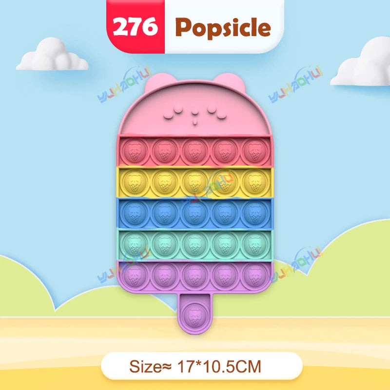 Rainbow Pop Push Bubble Fidget Toy - Image 27