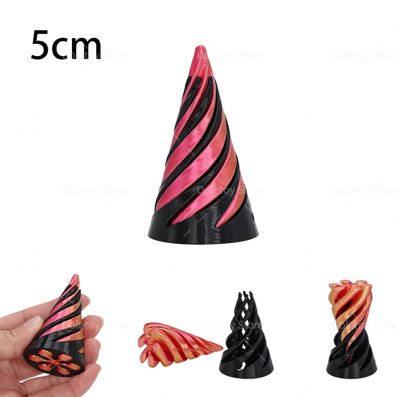 3D Printed Spiral Cone Toy - Image 25
