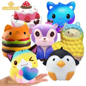 Jumbo Kawaii Animal Squishies