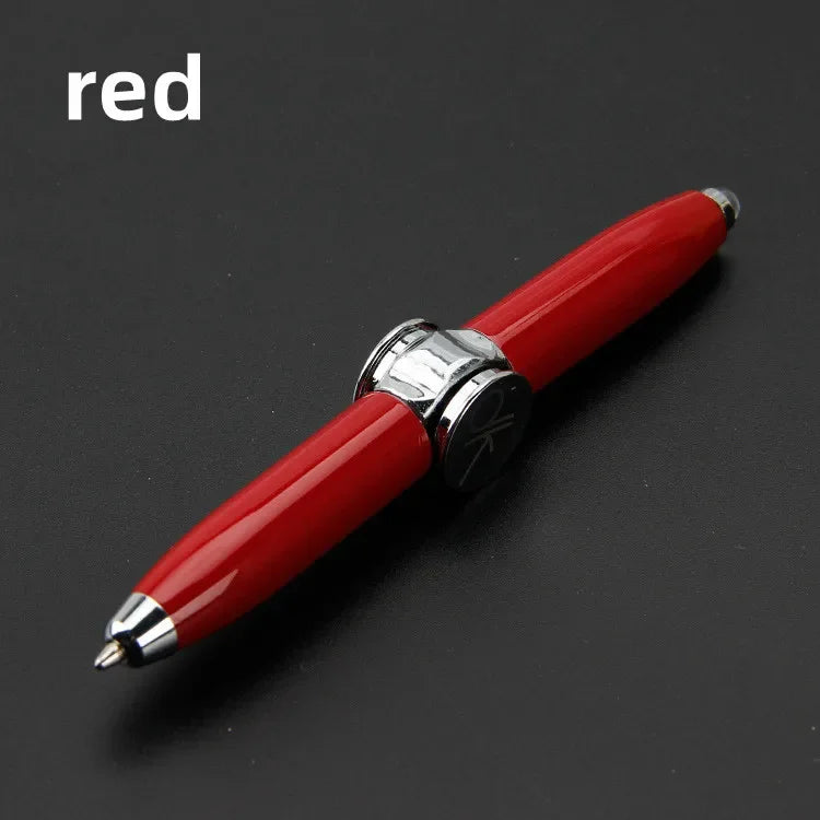 Multifunctional Decompression Finger Rotate Luminous Gyro Pen - Image 7