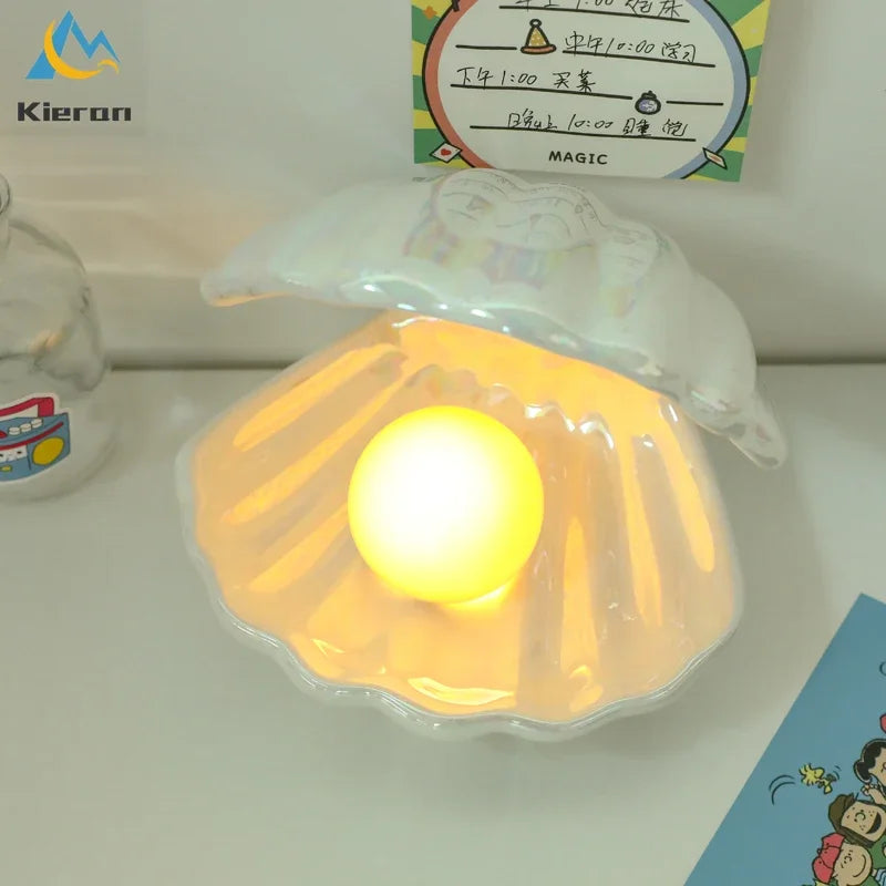 Nordic Modern Shell LED Night Light - Image 2