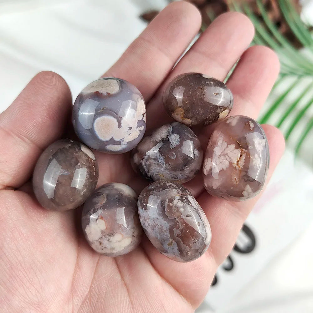 Natural Crystal Tumbled Stone Cubes – Polished Quartz, Amethyst & Gemstones for Healing, DIY & Decor - Image 35