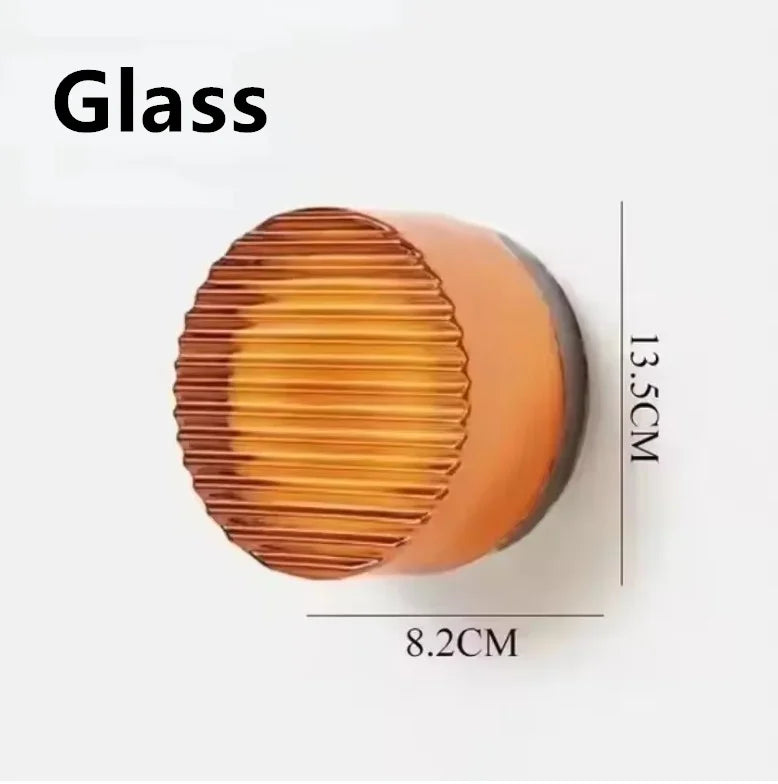 Modern Glass Round Wall Sconce Light Fixtures - Image 15