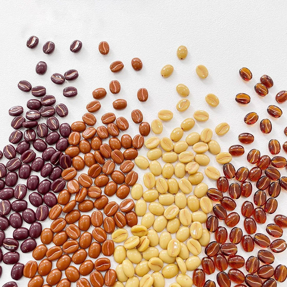 Czech Glass Coffee Beads – Loose Beads for DIY Handmade Accessories - Image 2