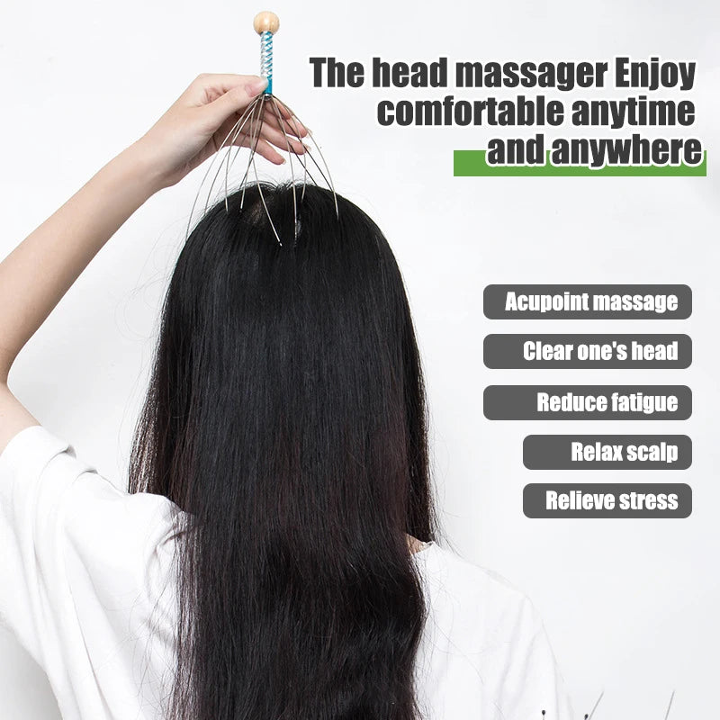 Octopus Head Massager & Scalp Scratcher - Image 4