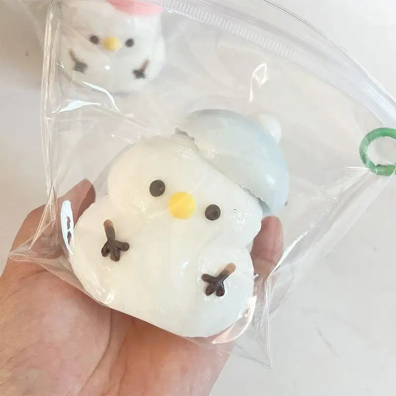 Cute Squishy Christmas Snowman - Image 2