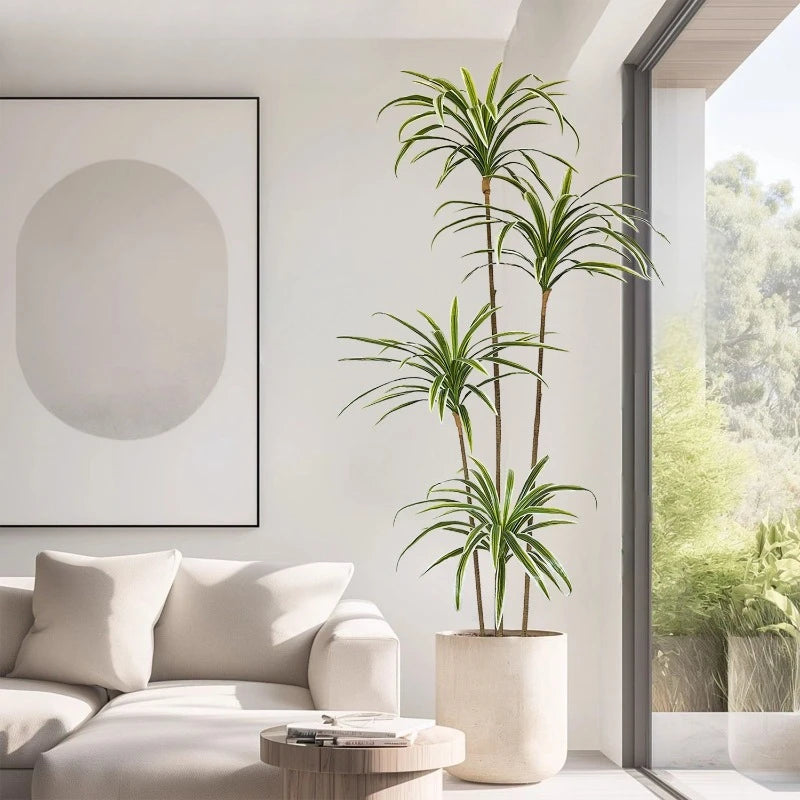 Artificial Dracaena Fake Plant Large Detachable Ornament Realistic - Image 2