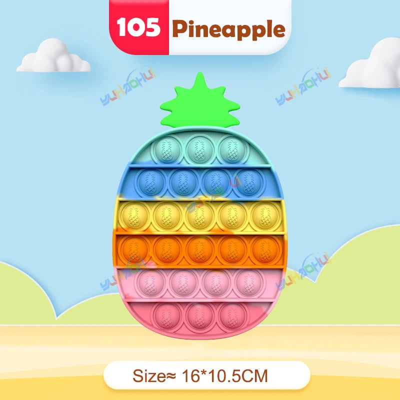 Rainbow Pop Push Bubble Fidget Toy - Image 32