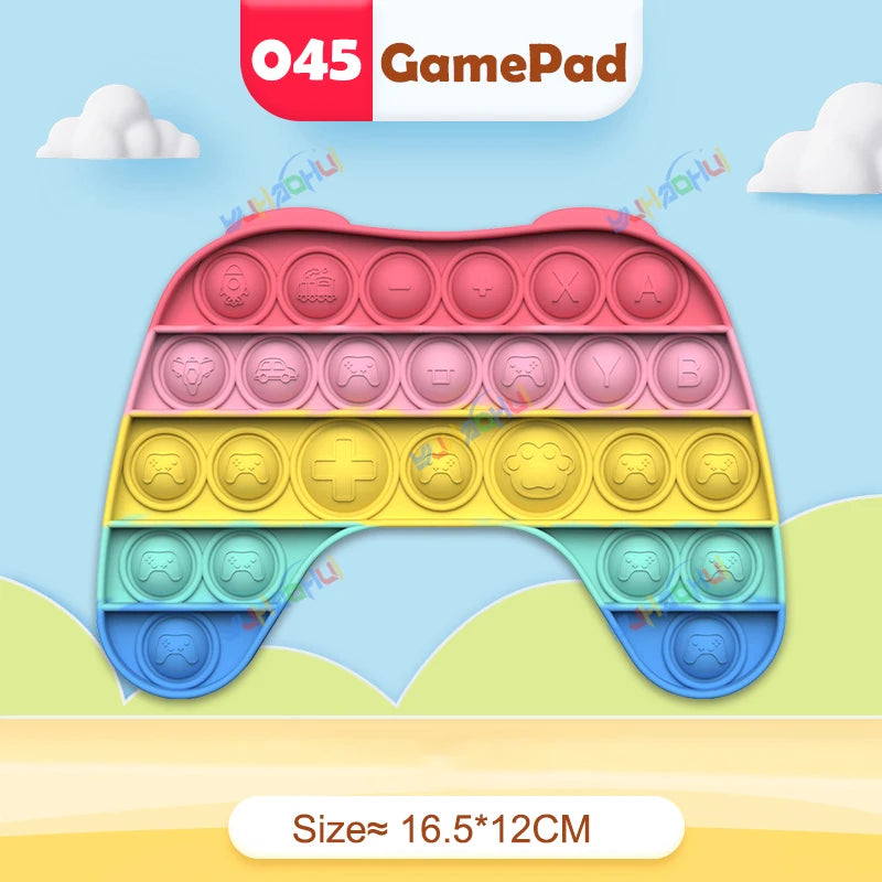 Rainbow Pop Push Bubble Fidget Toy - Image 24