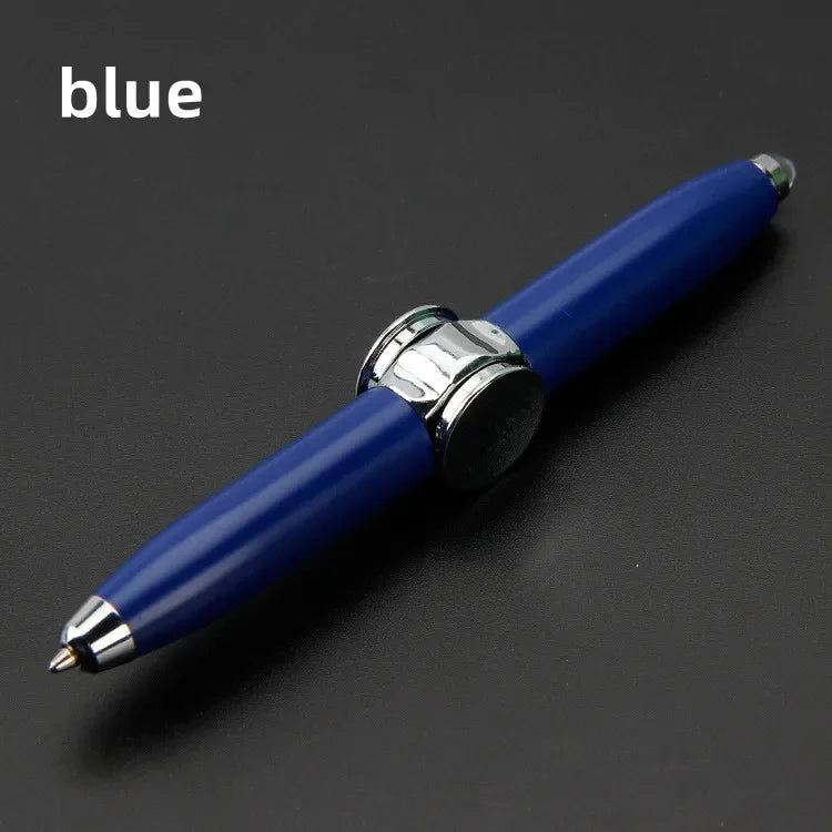 Multifunctional Decompression Finger Rotate Luminous Gyro Pen - Image 11