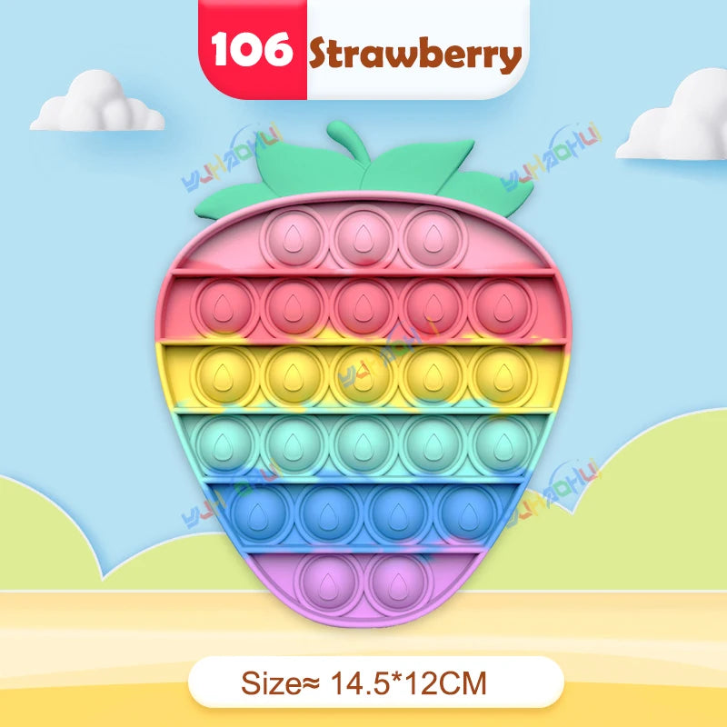 Rainbow Pop Push Bubble Fidget Toy - Image 31