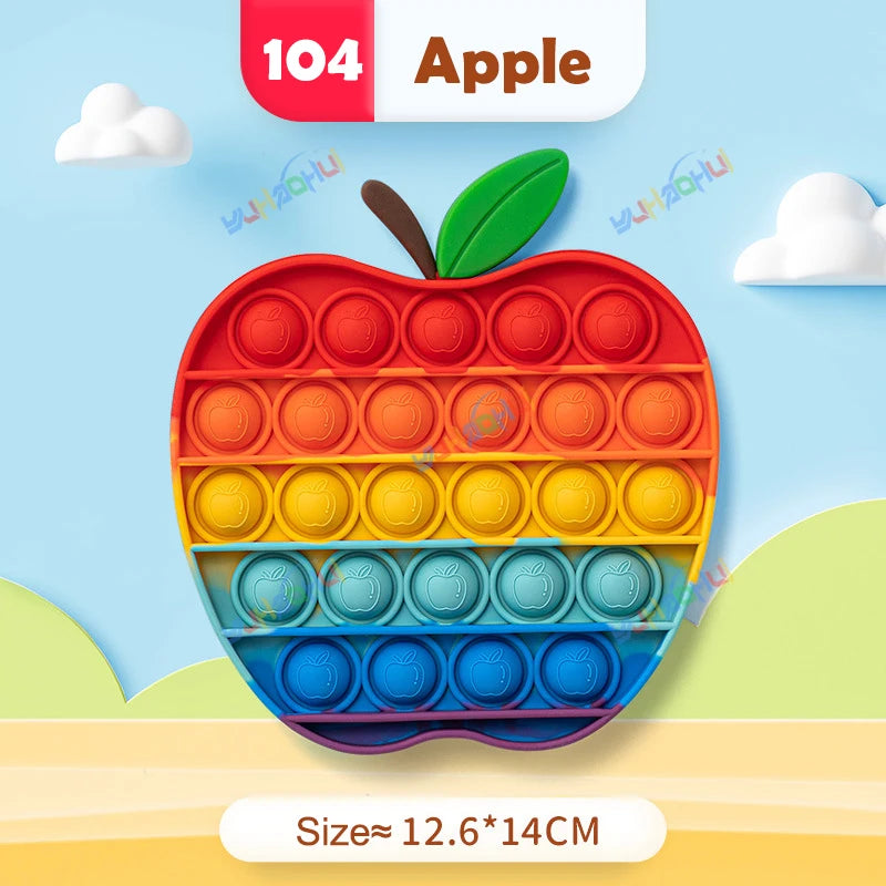 Rainbow Pop Push Bubble Fidget Toy - Image 15