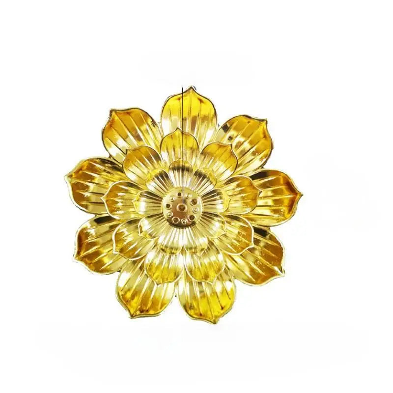 Alloy Lotus Incense Burner Stick Holder Plate - Image 3
