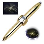 Multifunctional Decompression Finger Rotate Luminous Gyro Pen